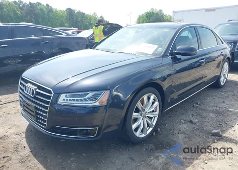 2016 Audi A8 L 3.0T из США, поврежденный, VIN WAU34AFD7GN001464